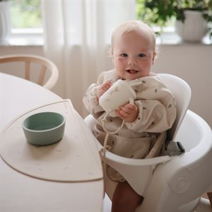 Mushie Long Sleeve Bib - Bees