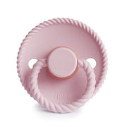 FRIGG Rope Natural Rubber Pacifier (Baby Pink)