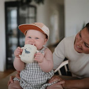 Silicone Training Cup with Straw - Whales