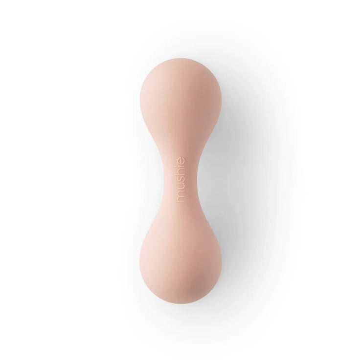 Silicone Baby Rattle - Blush