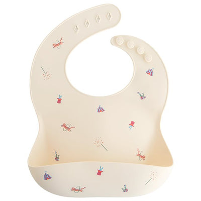 Silicone Baby Bib - Circus