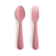 Mushie Fork & Spoon - Dusty Rose