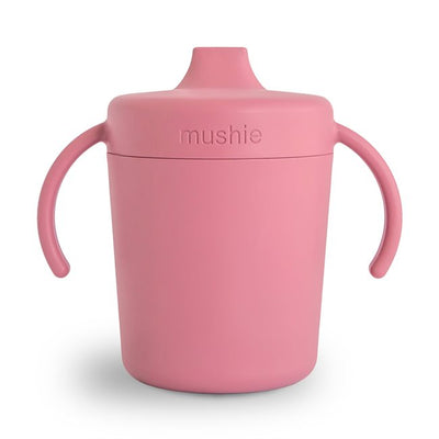 Mushie Trainer Sippy Cup - Dusty Rose