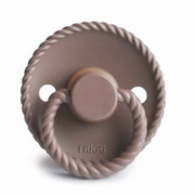 FRIGG Rope Natural Rubber Pacifier (Sepia)