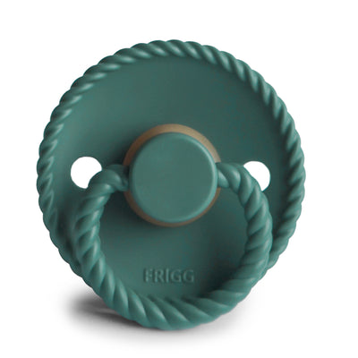 FRIGG Rope Natural Rubber Pacifier (Vintage Green)