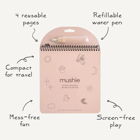 Mushie Reusable Water Colour Pad - Fairies