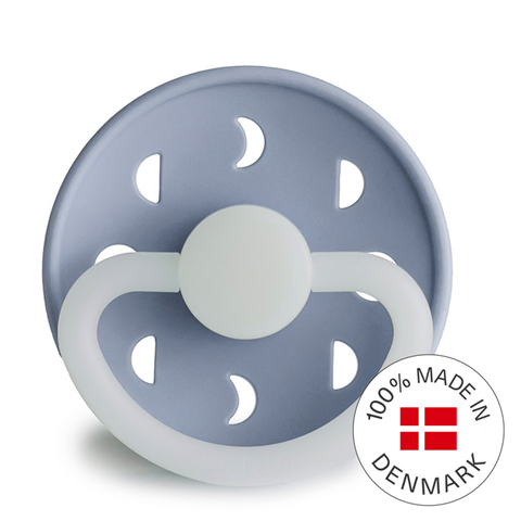 FRIGG Moon Phase Silicone Pacifier (Powder Blue Night)