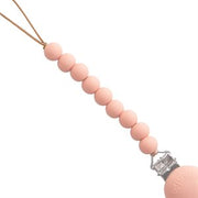 Pacifier Clip - Hera Powder Pink