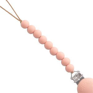 Pacifier Clip - Hera Powder Pink