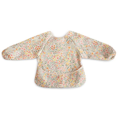 Mushie Long Sleeve Bib - Pastel Blooms