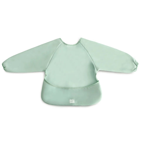 Mushie Long Sleeve Bib - Roman Green