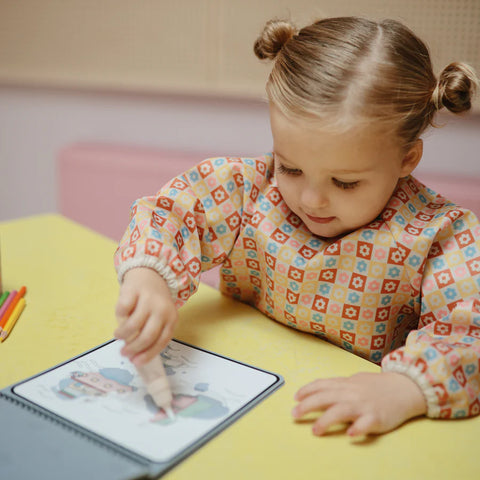 Mushie Reusable Water Colour Pad - Vehicles