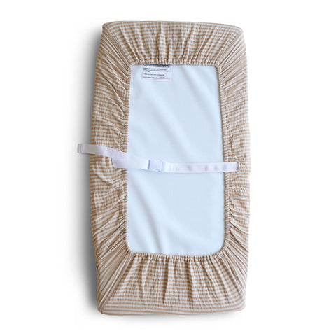 Changing Pad Cover Natural Stripe