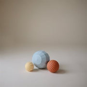 Mushie Nesting Spheres Sensory Toy - Powder Blue