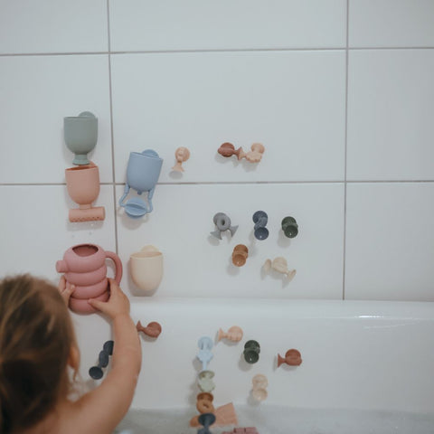 Mushie Bath Play Set - Pour and Play