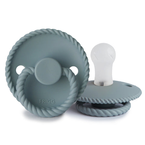 FRIGG Rope Silicone Pacifier (Stone Blue)