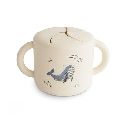 Mushie Snack Cup - Whales