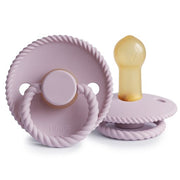 FRIGG Rope Natural Rubber Pacifier (Soft Lilac)