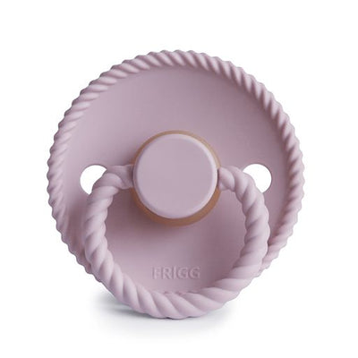 FRIGG Rope Natural Rubber Pacifier (Soft Lilac)