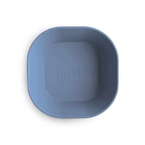 Mushie Dinner Bowl - Square - Twilight Blue