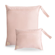 Mushie Water Resistant Wet Bag - 2 Pack - Blush