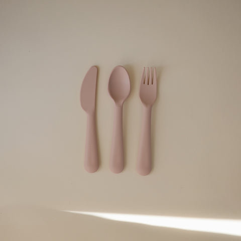 Cutlery set (Knife Fork Spoon) - Blush