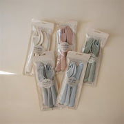 Cutlery set (Knife Fork Spoon) - Powder Blue