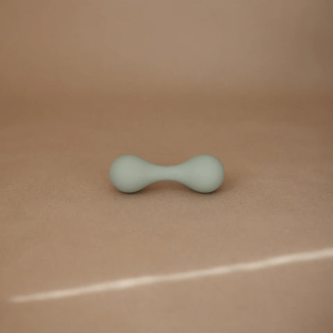 Silicone Baby Rattle - Cambridge Blue