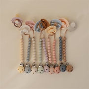 Pacifier Clip - Hera Powder Pink