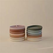 Mushie Silicone Suction Plate - Shifting Sand