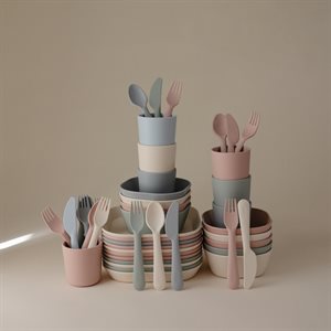 Cutlery set (Knife Fork Spoon) - Powder Blue