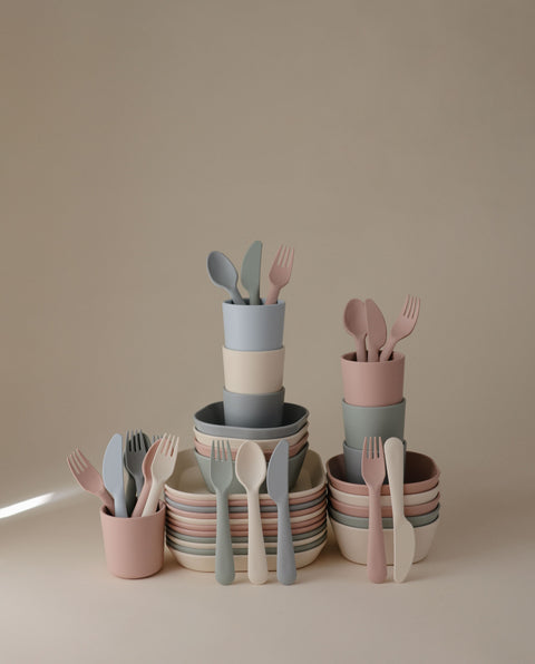 Cutlery set (Knife Fork Spoon) - Blush