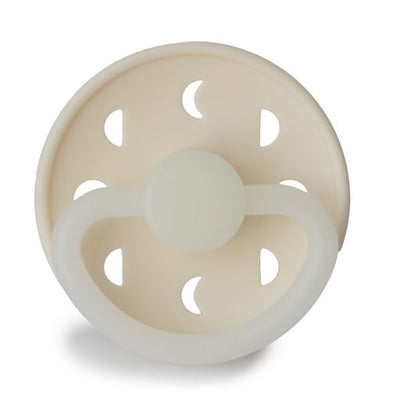 FRIGG Moon Phase Silicone Pacifier (Cream Night)