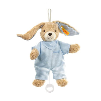 Hoppel Rabbit Music Box - Blue 20cm