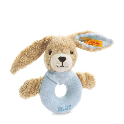 Hoppel Rabbit Grip Toy - Blue 12cm