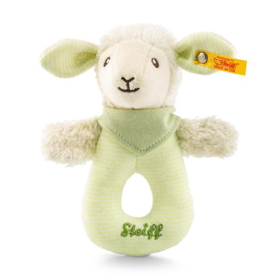 Lenny Lamb Grip Toy with Rattle 15cm