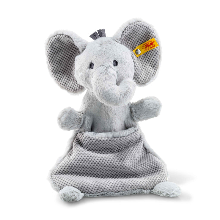 Soft Cuddly Friends Ellie Elephant Comforter Grey 27cm