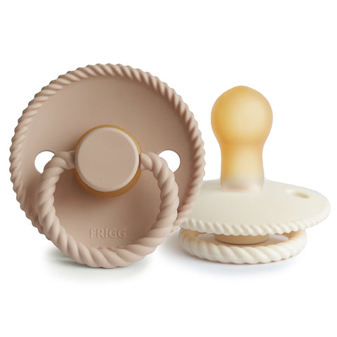 Rope Latex Pacifier Cream / Croissant