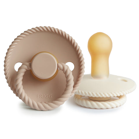 Rope Latex Pacifier Cream / Croissant
