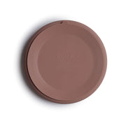 Mushie Silicone Suction Plate - Cloudy Mauve