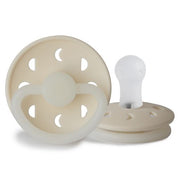 FRIGG Moon Phase Silicone Pacifier (Cream Night)