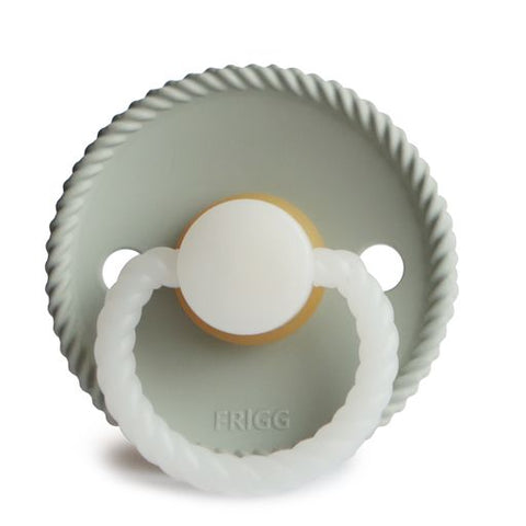 FRIGG Rope Natural Rubber Pacifier (Sage Night)