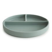Mushie Silicone Suction Plate - Cambridge Blue
