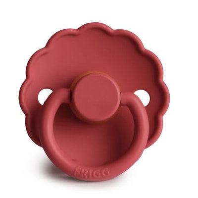 FRIGG Daisy Natural Rubber Pacifier (Scarlet)