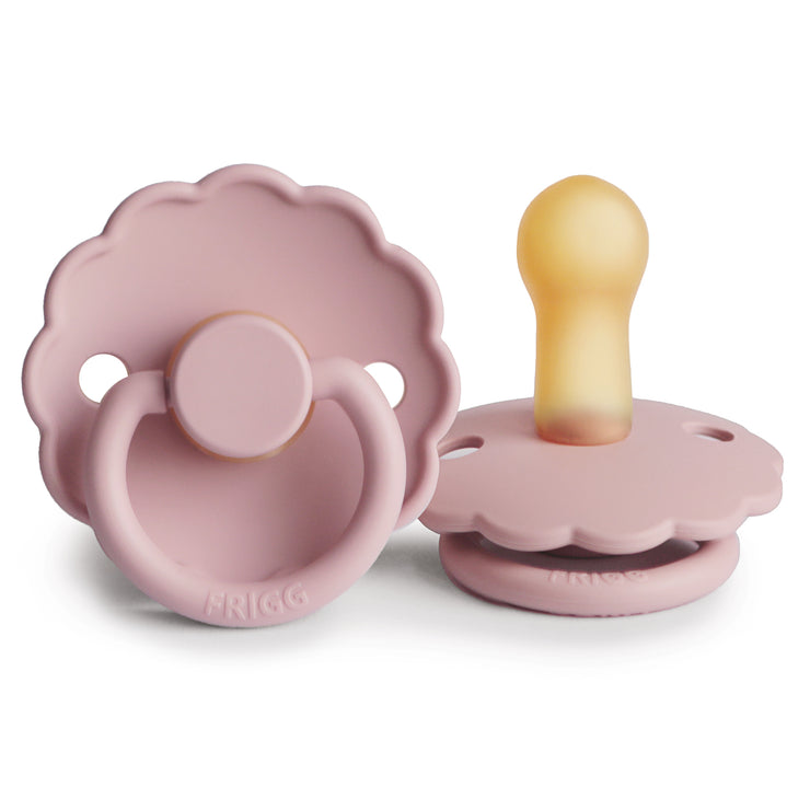 FRIGG Daisy Natural Rubber Pacifier (Baby Pink)