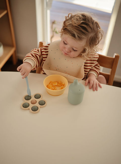 Silicone Sippy Cup Cambridge Blue