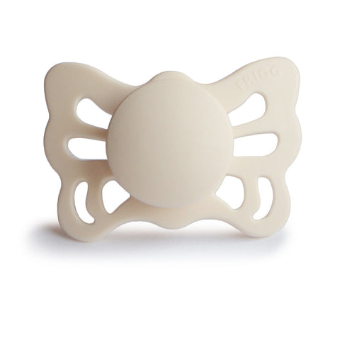 FRIGG Anatomical Butterfly Silicone Pacifier (Cream)