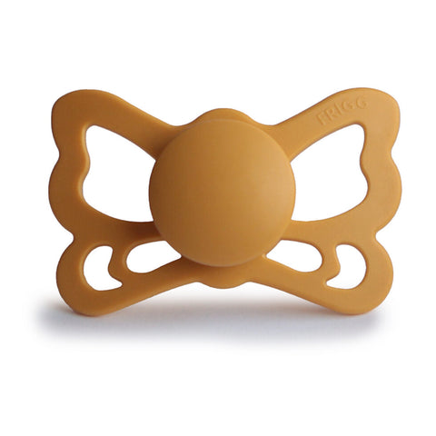 Anatomical Butterfly Silicone Pacifier (Honey Gold)