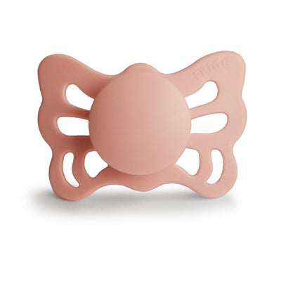 FRIGG Anatomical Butterfly Silicone Pacifier (Peach)