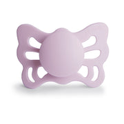 FRIGG Anatomical Butterfly Silicone Pacifier (Soft Lilac)